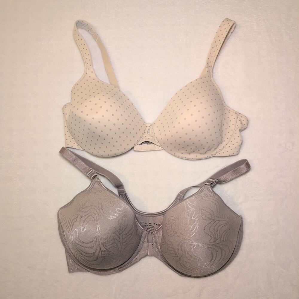 Beauty By Bali B534 / 3P66 (2) Underwire Comfort T Shirt Bras Women's 40C